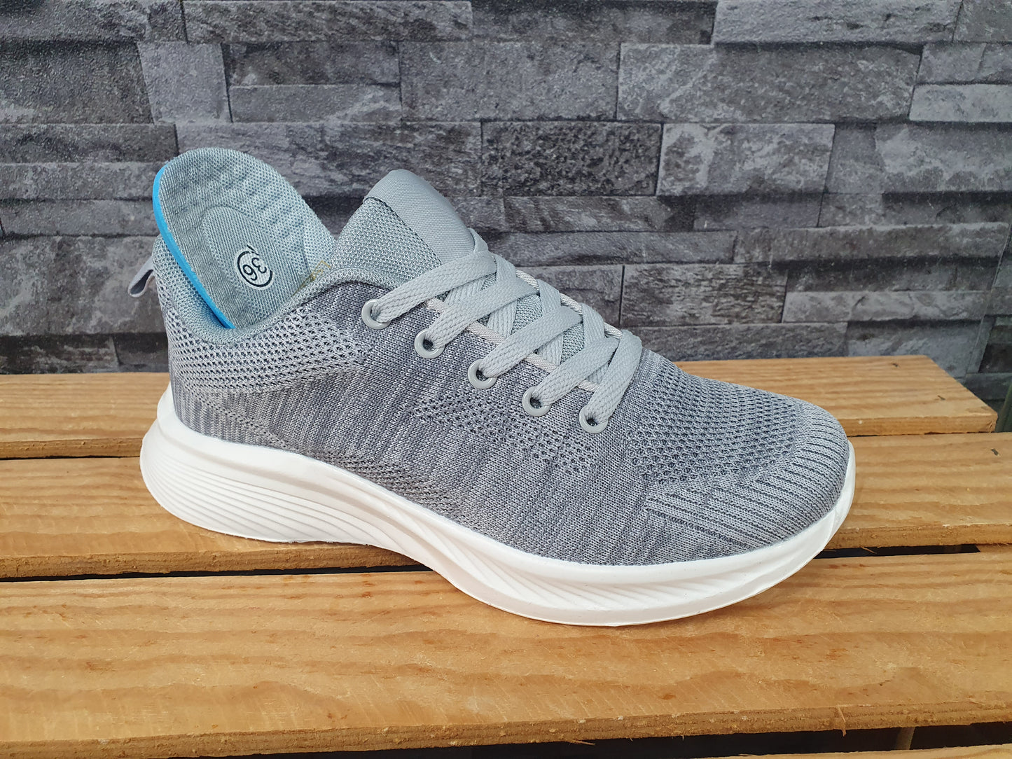 Damen Sneaker Sportschuhe Schuhe Pink & Grau