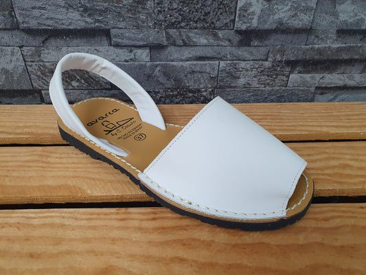 Avarca Damen Spanische Sandalen Leder