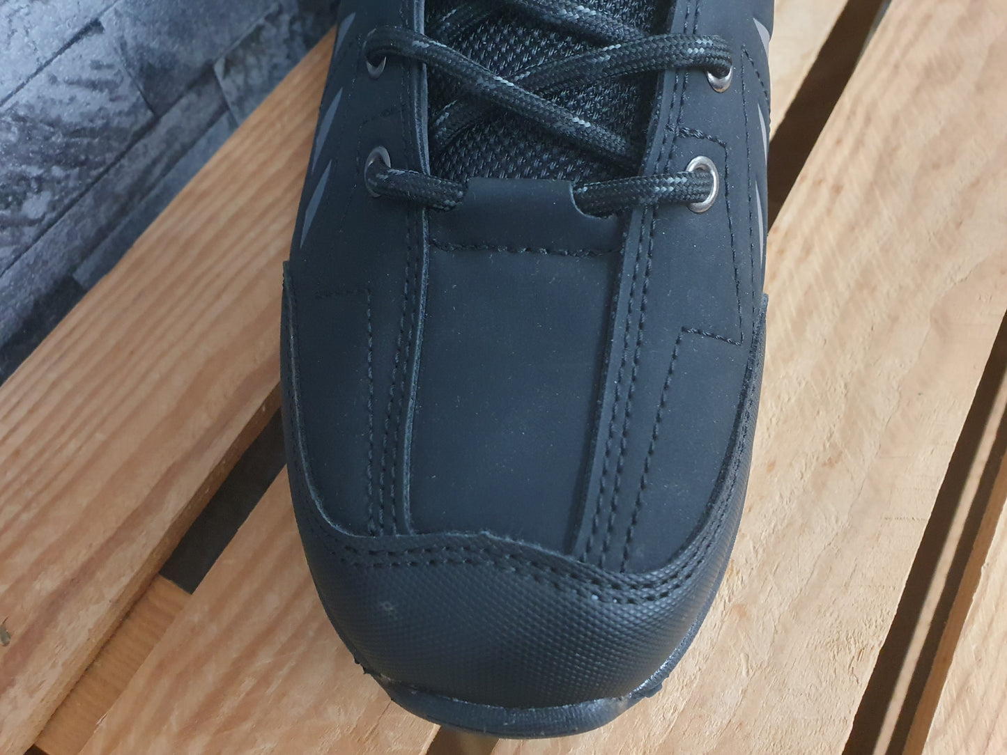 Herren Trekkingschuhe Wanderschuhe Winterboots Schwarz