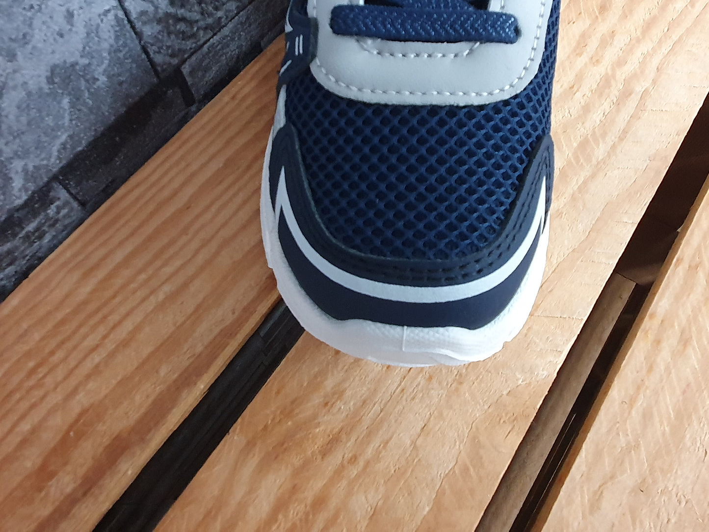 Kinder Sneaker Schuhe Freizeitschuhe Sportschuhe Textil 1 x Klett Blau