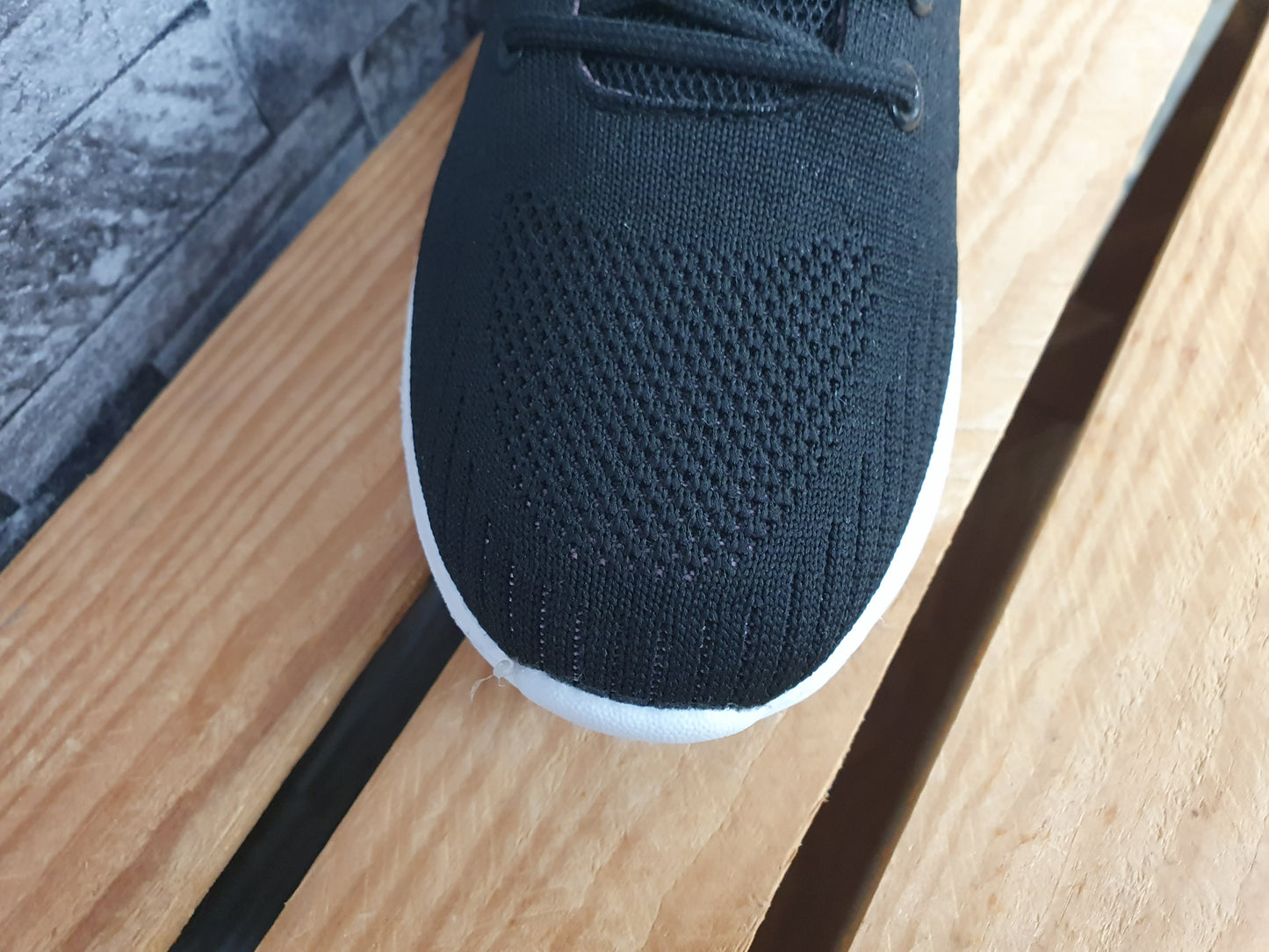 Scandi Damen Sneaker Schuhe Freizeitschuhe Schwarz Gr. 36-37