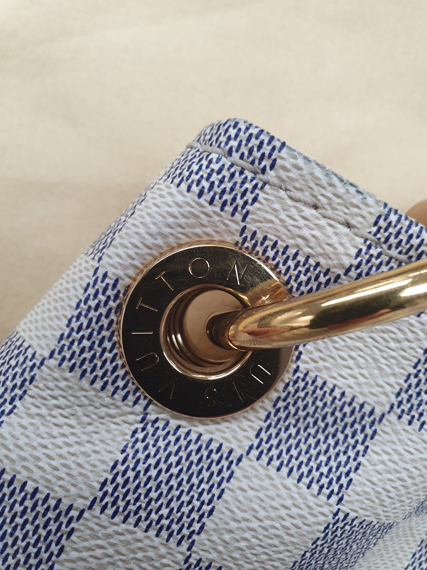 Original Louis Vuitton Artsy GM Azur Canvas