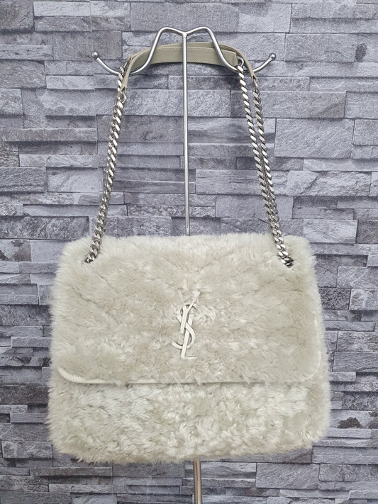 NEU ! Saint Laurent YSL  Nikki Medium Schultertasche  Leder