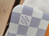 Original Louis Vuitton Cles Schlüsseletui Damier Azur Canvas FullSet
