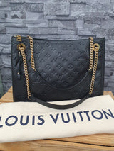 Original Louis Vuitton Surene MM Empreinte Leder Schwarz FullSet