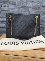 Original Louis Vuitton Surene MM Empreinte Leder Schwarz FullSet