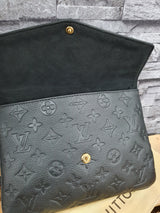 Original Louis Vuitton Twice Crossbody Empreinte Leder Schwarz