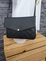 Original Louis Vuitton Twice Crossbody Empreinte Leder Schwarz