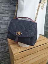 Original Louis Vuitton Blanche BB Empreinte Leder Marine Rouge