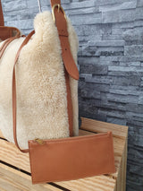 Original Saint Laurent Schultertasche Hobo Bag Lammfell Neuwertig