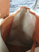 Original Saint Laurent Schultertasche Hobo Bag Lammfell Neuwertig