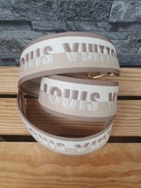 NEU! Original Louis Vuitton Schulterriemen  Textil  Schultergurt Beige