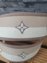 NEU! Original Louis Vuitton Schulterriemen  Textil  Schultergurt Beige