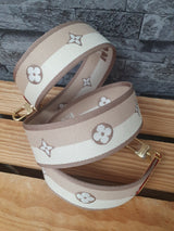 NEU! Original Louis Vuitton Schulterriemen  Textil  Schultergurt Beige