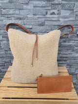 Original Saint Laurent Schultertasche Hobo Bag Lammfell