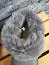 Original UGG Boots Bailey Button Bling Grau Mini Gr. 40, 41