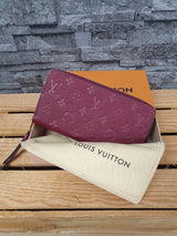 Original Louis Vuitton Geldbörse Zippy Empreinte Leder Aurore