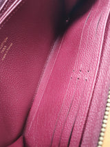 Original Louis Vuitton Geldbörse Zippy Empreinte Leder Aurore