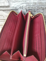 Original Louis Vuitton Geldbörse Zippy Empreinte Leder Aurore