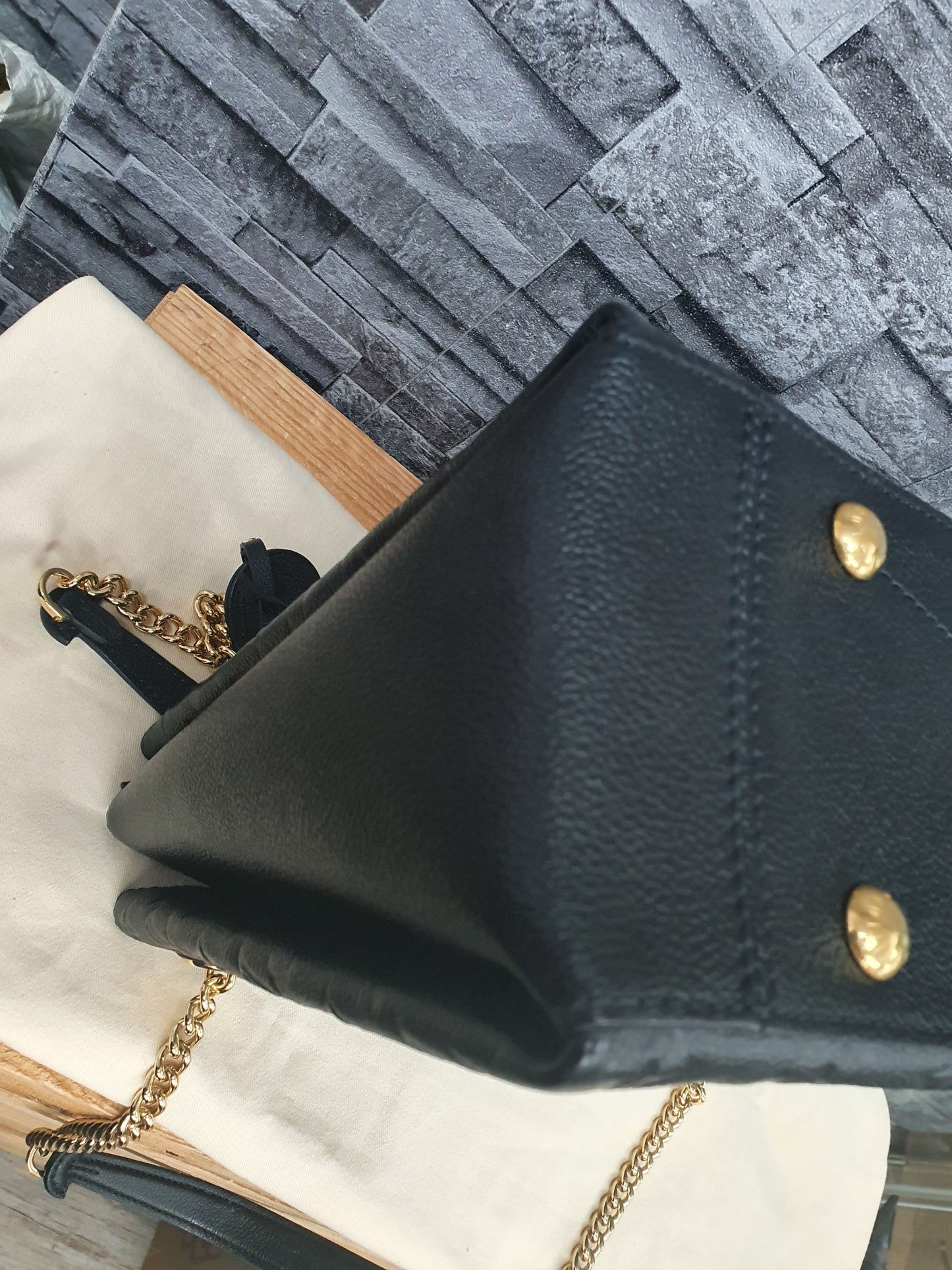 Original Louis Vuitton Surene MM Empreinte Leder Schwarz FullSet