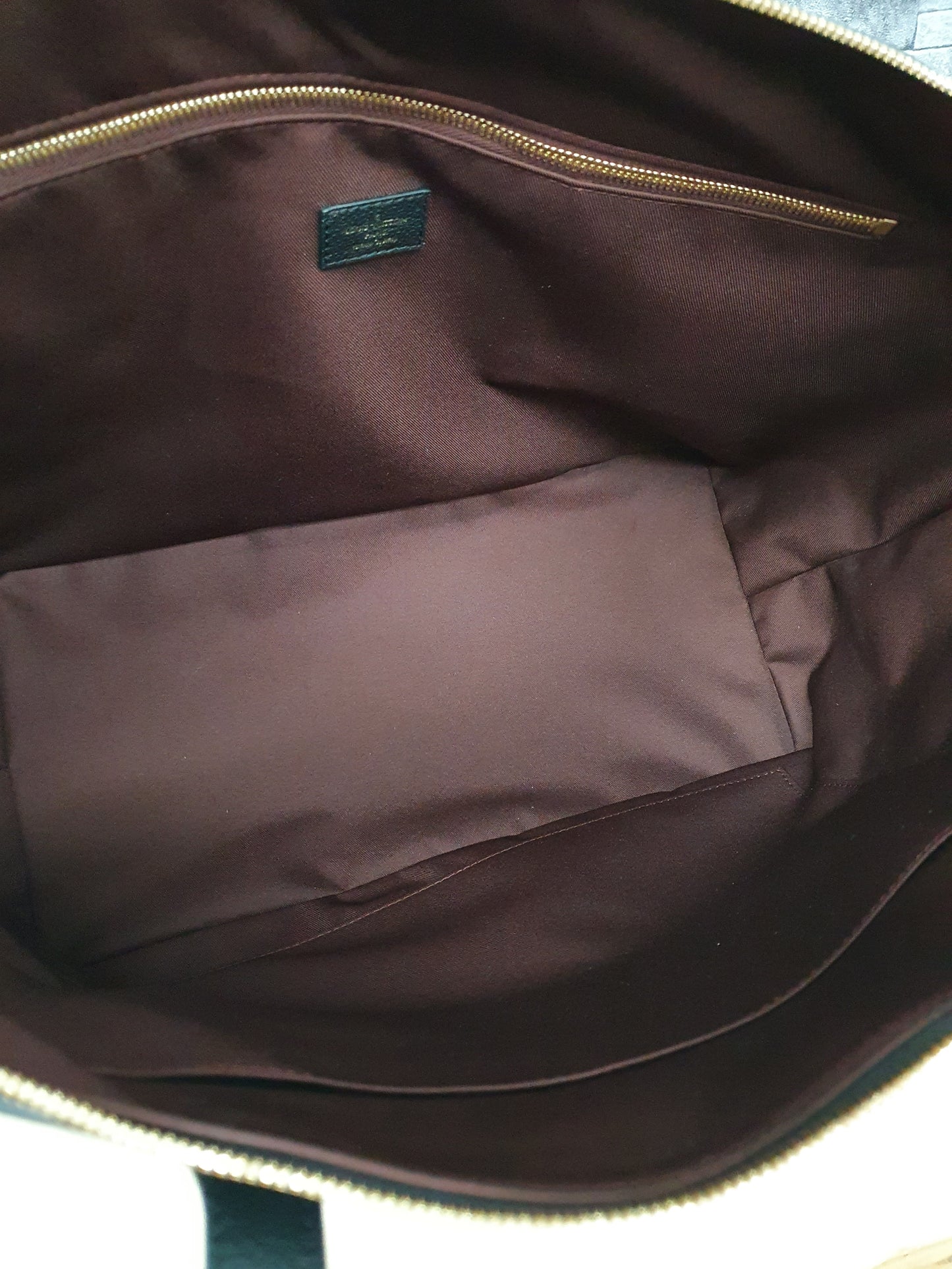 Original Louis Vuitton Travel Bag Schultertasche Monogram Empreinte Leder Schwarz
