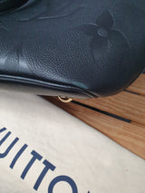 Original Louis Vuitton Travel Bag Schultertasche Monogram Empreinte Leder Schwarz