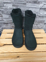 UGG  Bailey Button Bling Gold  Lammfell  Schwarz Gr.38