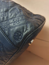 Original Louis Vuitton Antheia Ixia Leder Schultertasche Blau