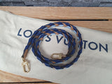 Original Louis Vuitton Speedy Azur Canvas Schulterriemen Neuwertig