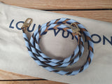 Original Louis Vuitton Speedy Azur Canvas Schulterriemen Neuwertig