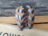 Original Louis Vuitton Speedy Azur Canvas Schulterriemen Neuwertig
