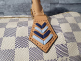 Original Louis Vuitton Speedy Azur Canvas Schulterriemen Neuwertig