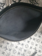 Orginal Louis Vuitton Neverfull MM Monogram Jequard Denim Grau Schwarz FullSet