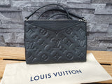NEU! Original Louis Vuitton Pallas BB Empreinte Leder Schwarz Clutch  Crossbody