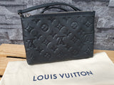 NEU! Original Louis Vuitton Pallas BB Empreinte Leder Schwarz Clutch  Crossbody