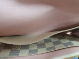 Original Louis Vuitton Emilie Geldbörse Damier  Wallet Azur Canvas Rosa