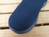 Damen Slip On Sneaker Schuhe Blau &  Grau Sommer