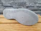 Damen Sneaker Schuhe Stoff Grau &  Schwarz