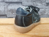 Happy Bee Baby Kinder Schuhe Leder Pink  &   Schwarz  Herz