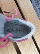 Happy Bee Baby Kinder Schuhe Leder Pink  &   Schwarz  Herz