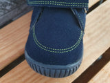 Happy Bee Babyschuhe aus Leder mit Klettverschluss – Lila & Blau