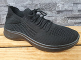 Herren Sneaker Sportschuhe Sportschuhe Grau &  Schwarz
