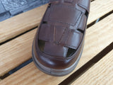 Magnus Herren Sandalen Braun  Sandalette Schuhe Klett PU Sommer