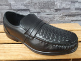 Herren Magnus Halbschuhe Slipper PU  Schuhe Braun & Schwarz