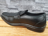Herren Magnus Halbschuhe Slipper PU  Schuhe Braun & Schwarz