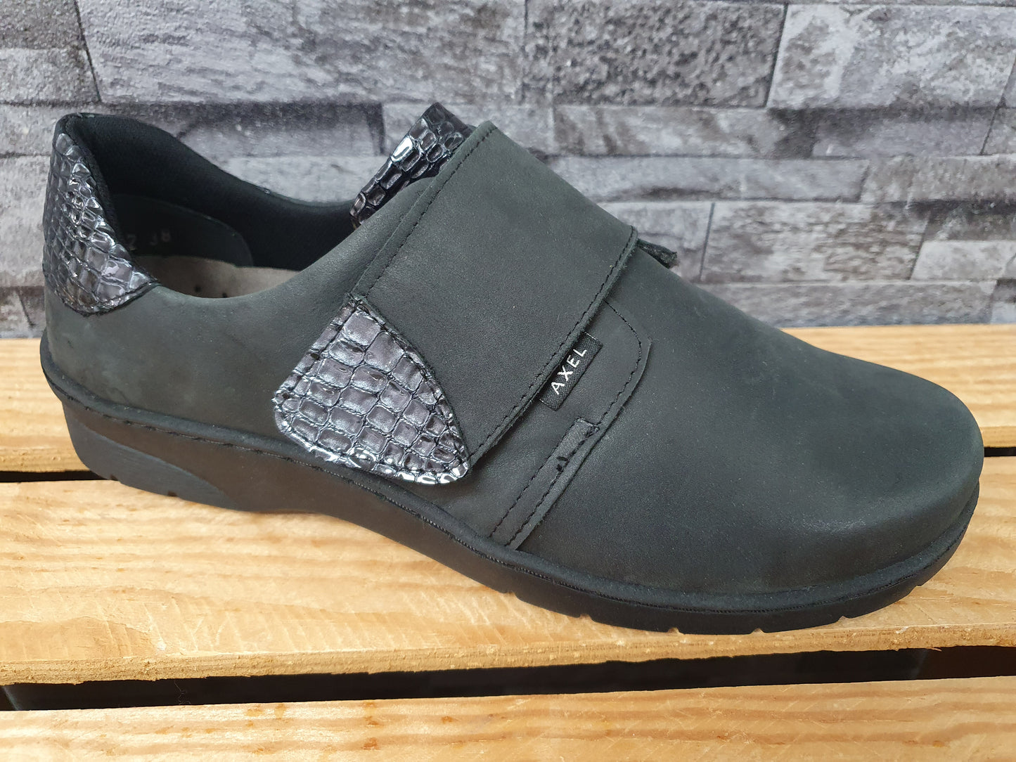 Damen Axel Gesundheitsschuhe  Comfort Hallux Leder Weite H Snake