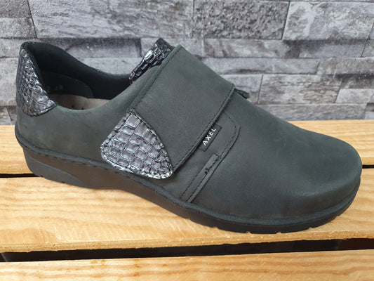 Damen Axel Gesundheitsschuhe  Comfort Hallux Leder Weite H Snake