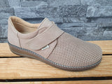 Damen Axel Comfort Leder Hallux  Gesundheitsschuhe Klett Weite H
