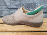 Damen Axel Comfort Leder Hallux  Gesundheitsschuhe Klett Weite H