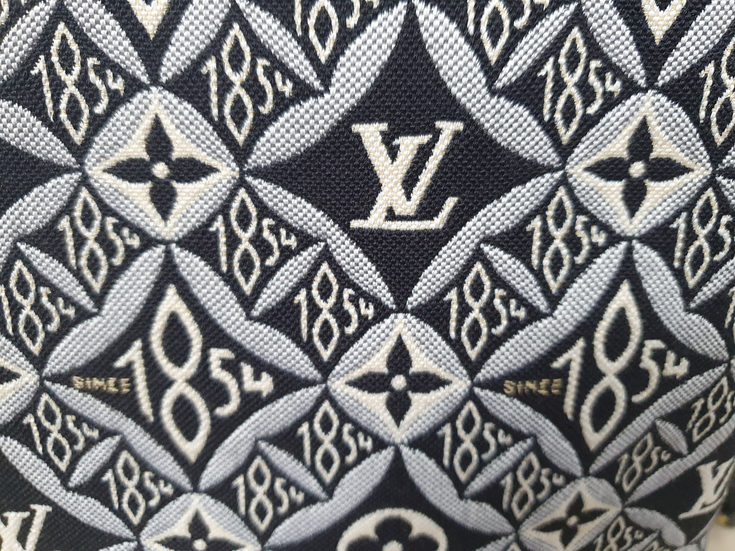 NEU! Original Louis Vuitton  Neverfull MM Since 1854 Gris Jaquard Schwarz